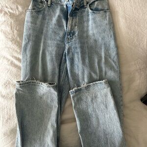 Light Blue Distressed Jeans